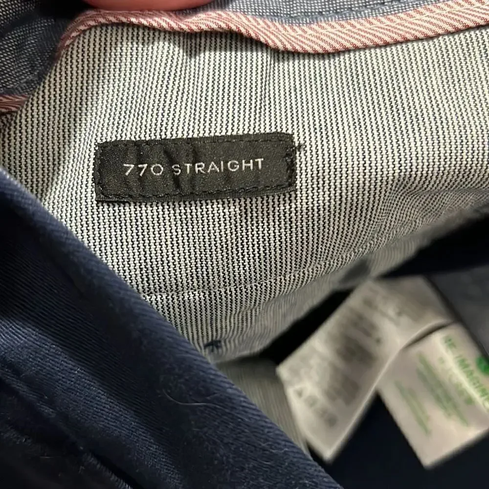 J. Crew 770™ Straight-fit stretch chino pant in Navy Blue NWT and NWOT
